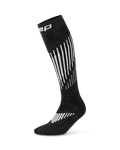 CEP Core Run Merino Compressiekousen 3.0 - zwart/wit
