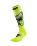CEP Ski Touring Merino Skisokken 3.0 - lime/blauw