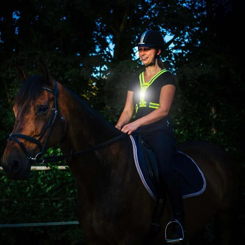 BEE SAFE Led Hardloopvest Lime | Reflectievest