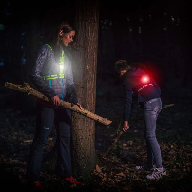BEE SAFE Led Hardloopvest Lime | Reflectievest