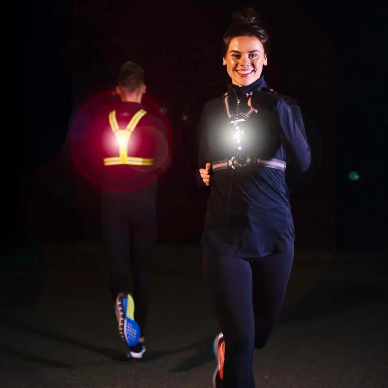 BEE SAFE Led Hardloopvest Lime | Reflectievest