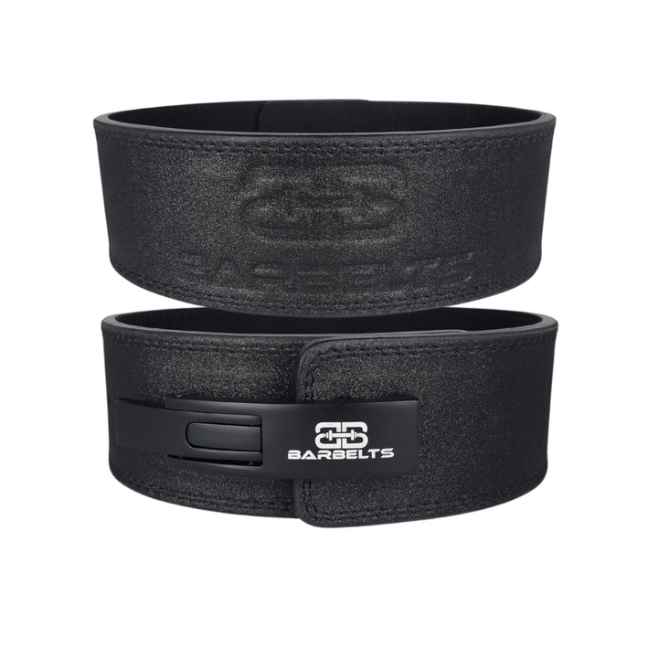 Barbelts lever belt - glitter black 10mm