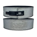 Barbelts lever belt - glitter silver 10mm
