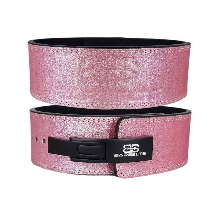 Barbelts lever belt - glitter pink 10mm
