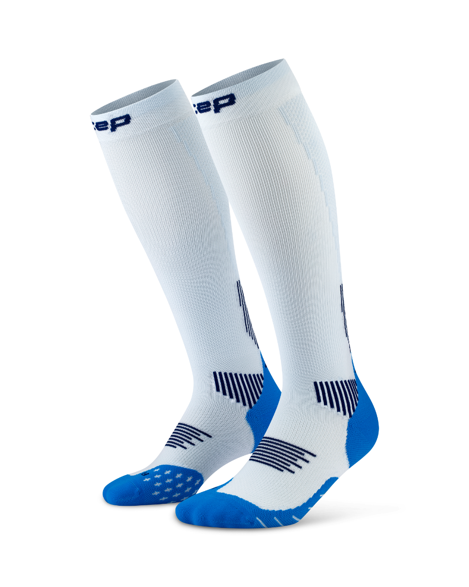 CEP Compressiekousen Core Run 5.0 - Ice/Blue
