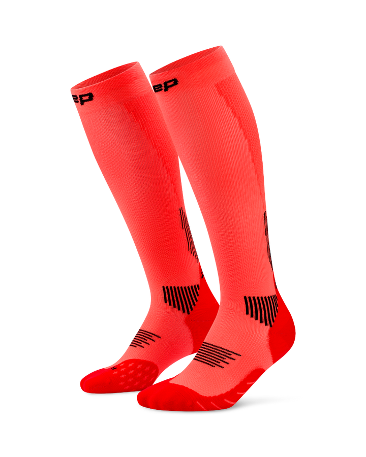 CEP Compressiekousen Core Run 5.0 - neon koraal