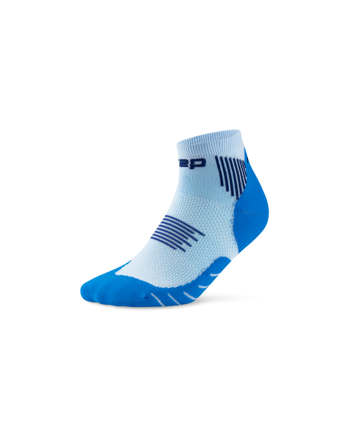 CEP Core Run Low Cut Sokken 5.0 - Ice/Blue