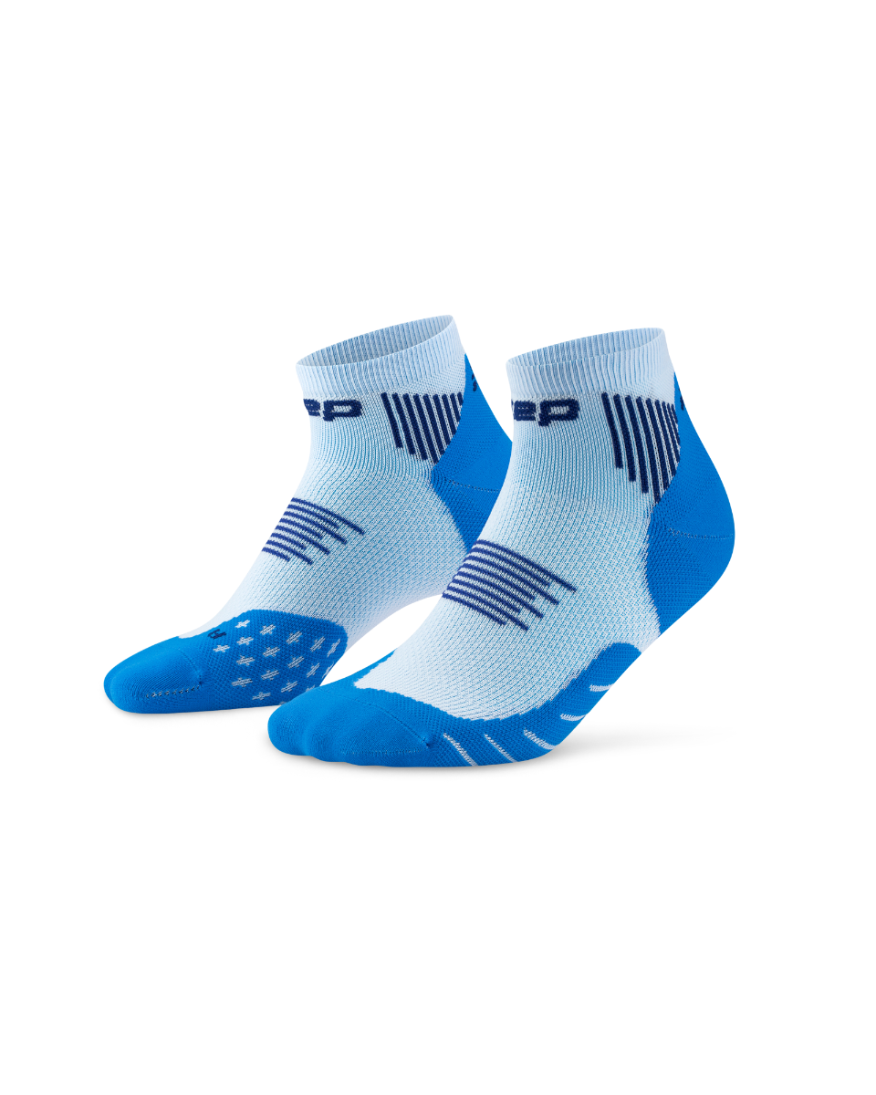 CEP Core Run Low Cut Sokken 5.0 - Ice/Blue