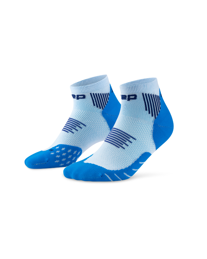 CEP Core Run Low Cut Sokken 5.0 - Ice/Blue