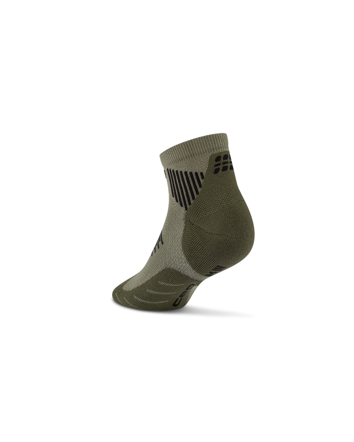 CEP Core Run Low Cut Sokken 5.0 - olijfgroen