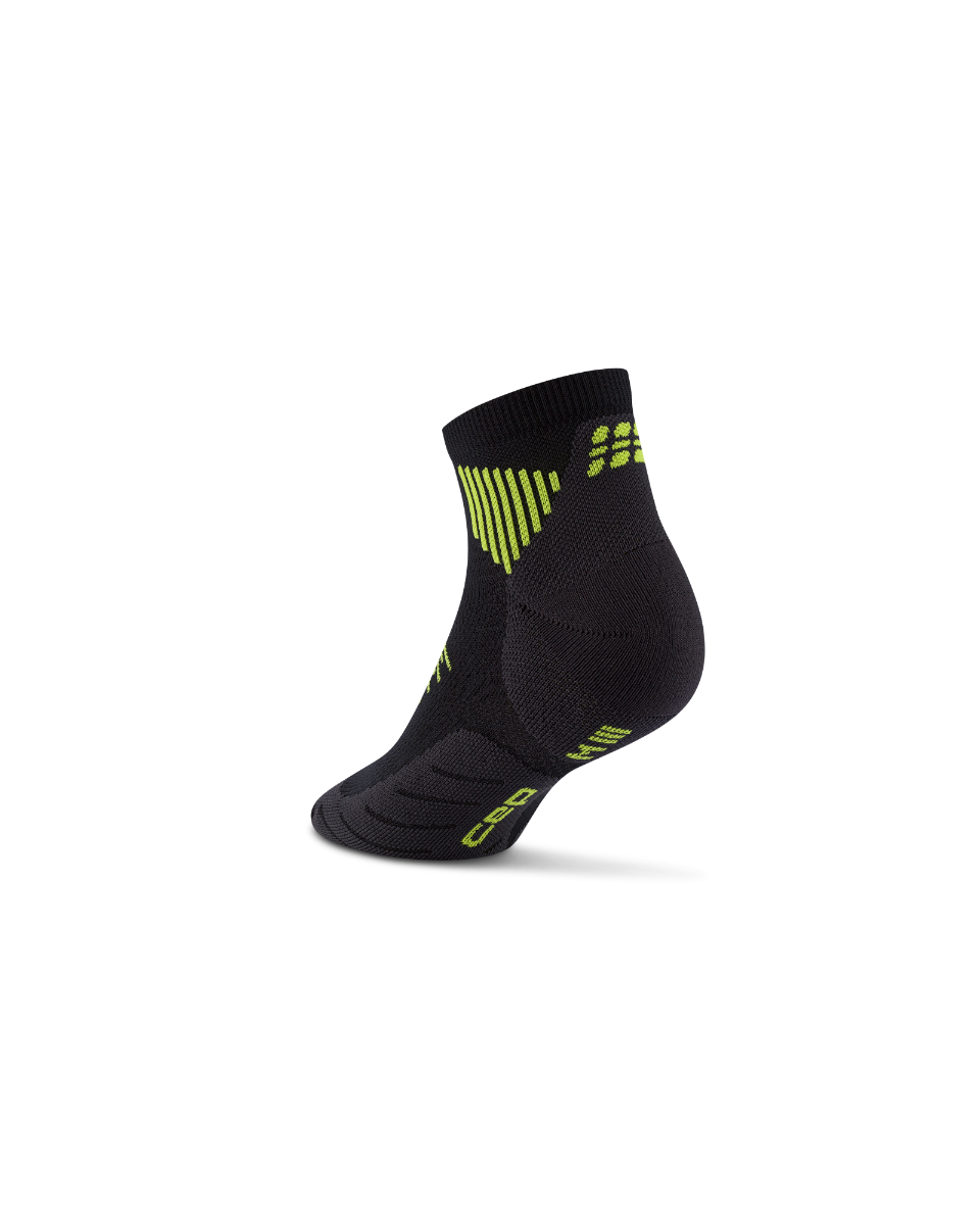CEP Core Run Low Cut Sokken 5.0 - zwart/lime