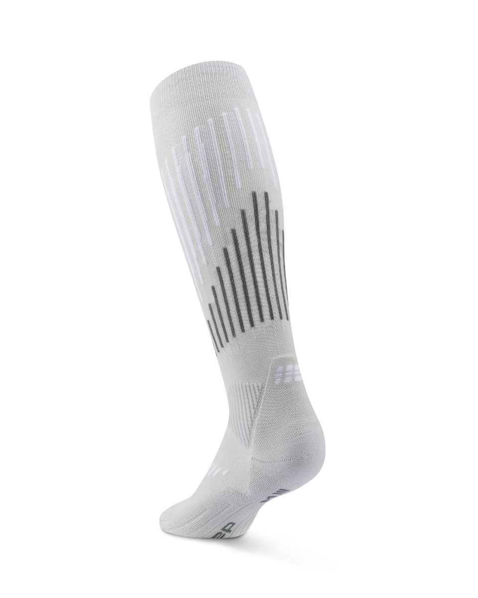CEP Core Run Merino Compressiekousen 3.0 - grijs/wit
