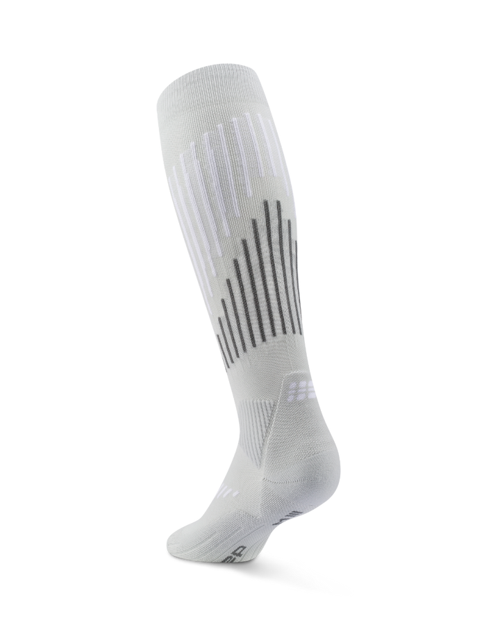 CEP Core Run Merino Compressiekousen 3.0 - grijs/wit