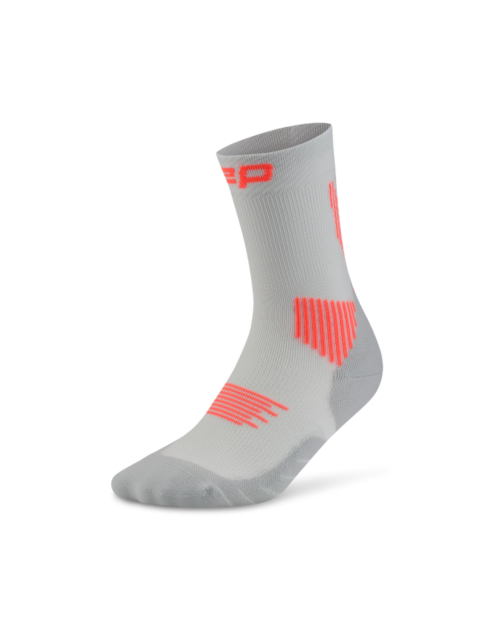 CEP Core Run Mid Cut Sokken 5.0 - grijs
