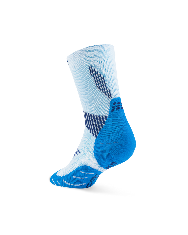 CEP Core Run Mid Cut Sokken 5.0 - Ice/Blue
