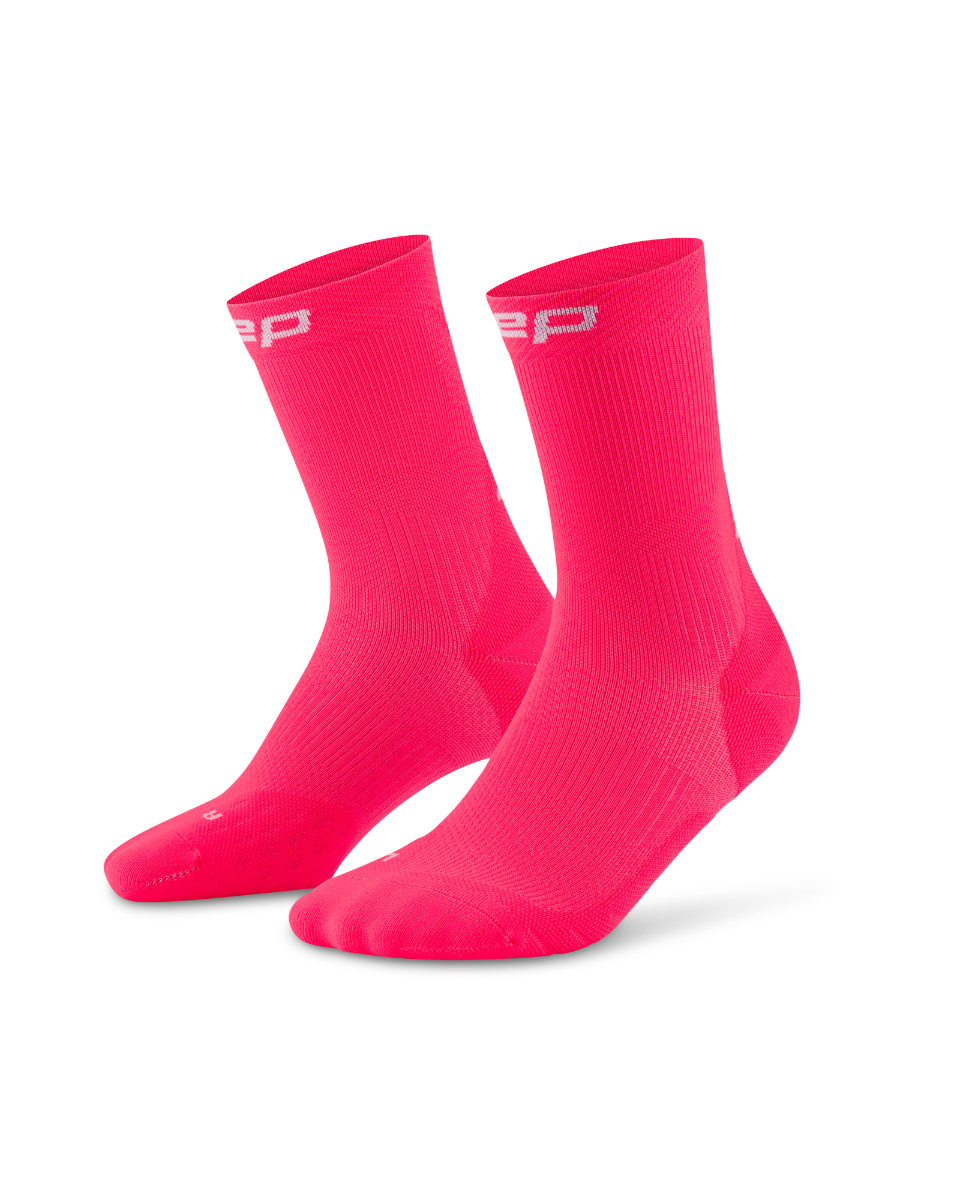 CEP Core Run Mid Cut Sokken 5.0 - roze