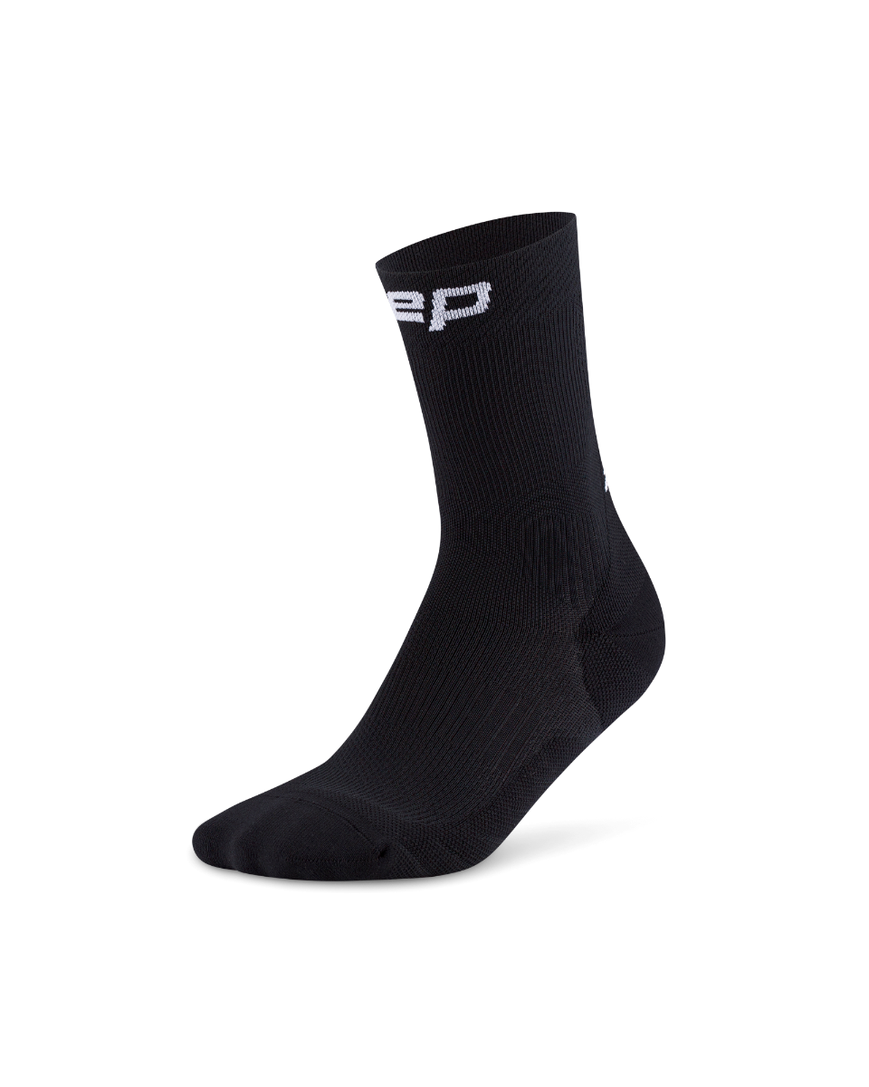 CEP Core Run Mid Cut Sokken 5.0 - zwart