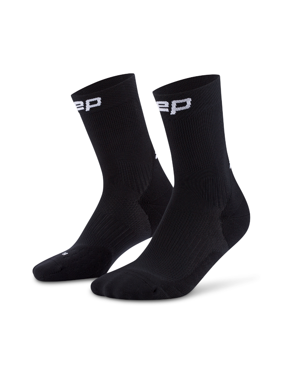 CEP Core Run Mid Cut Sokken 5.0 - zwart