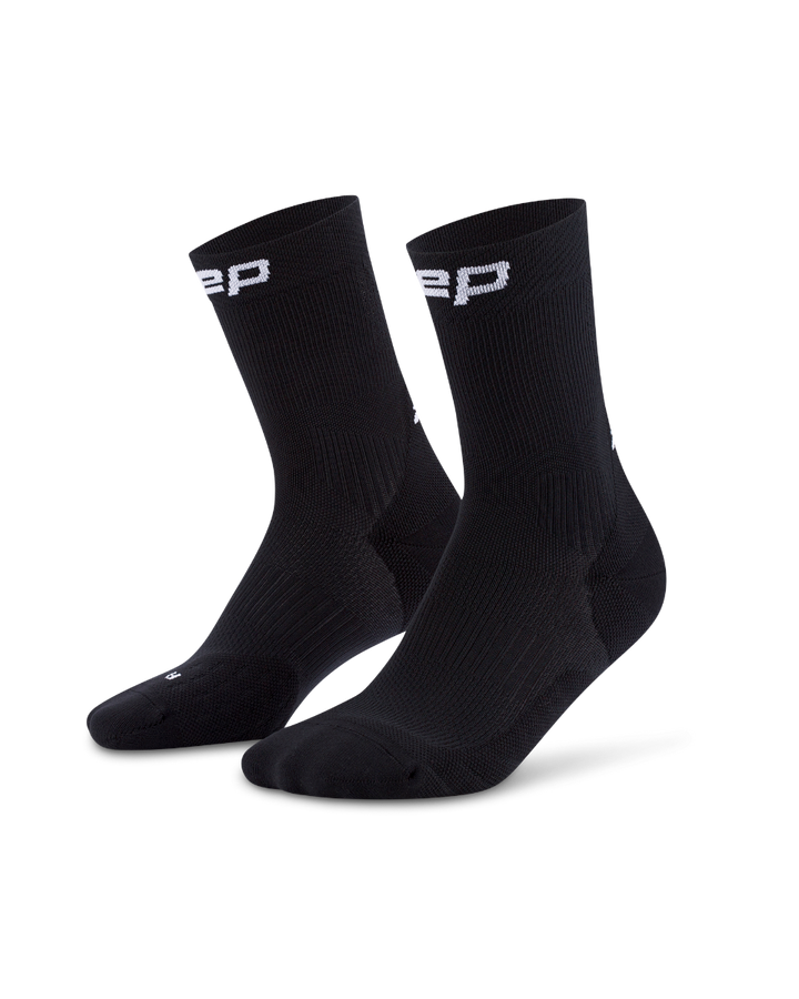 CEP Core Run Mid Cut Sokken 5.0 - zwart