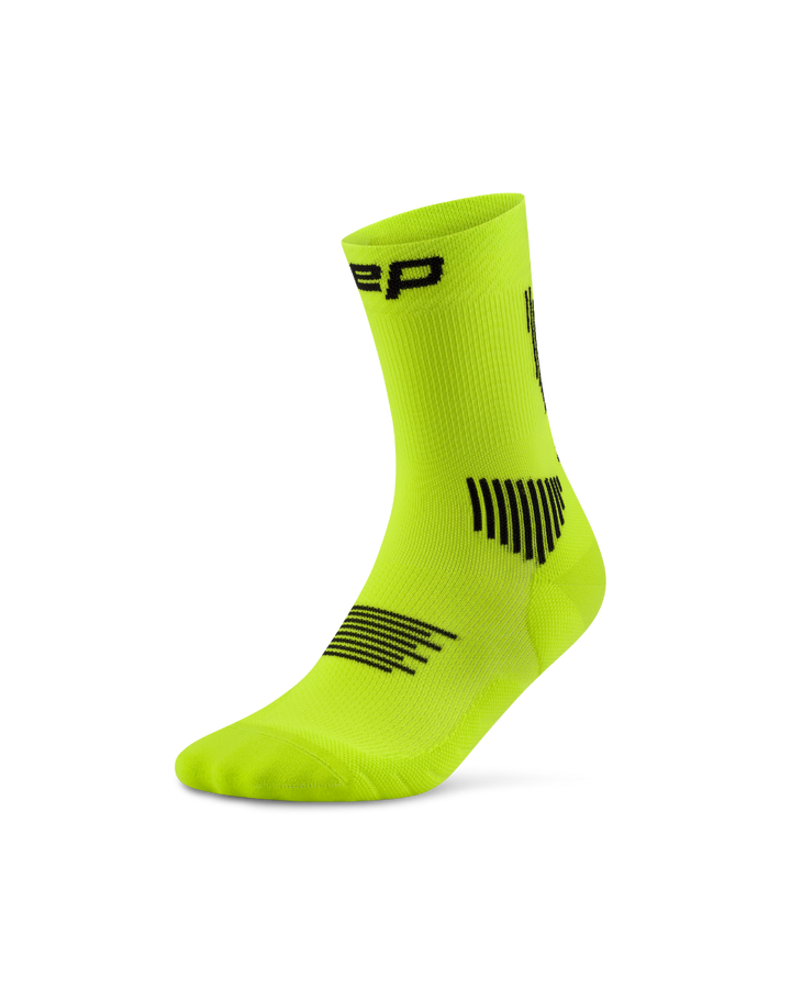 CEP Core Run Mid Cut Sokken 5.0 - zwart/groen