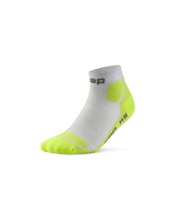 CEP Hiking Light Cushion Low Cut Wandelsokken - grijs/lime