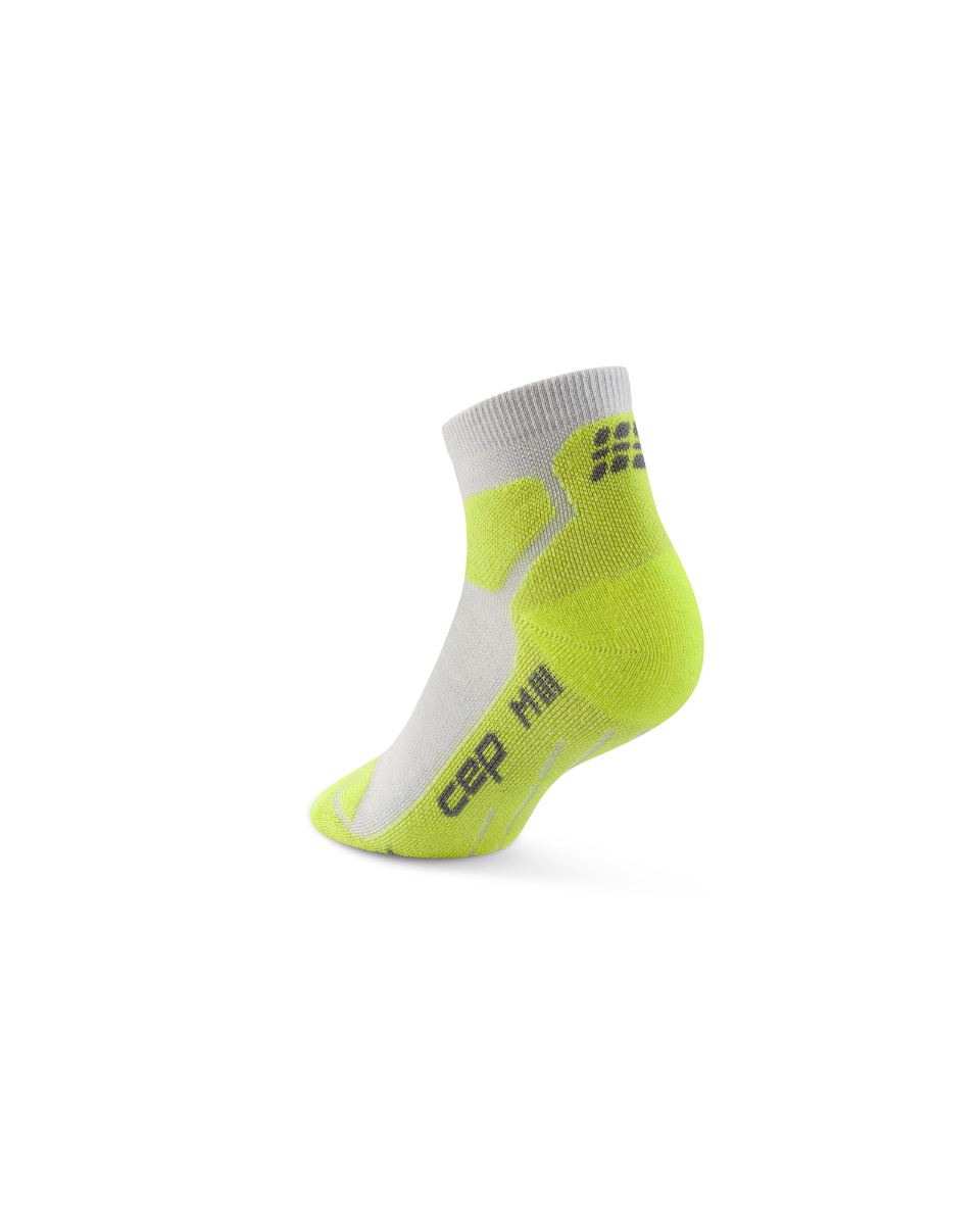 CEP Hiking Light Cushion Low Cut Wandelsokken - grijs/lime