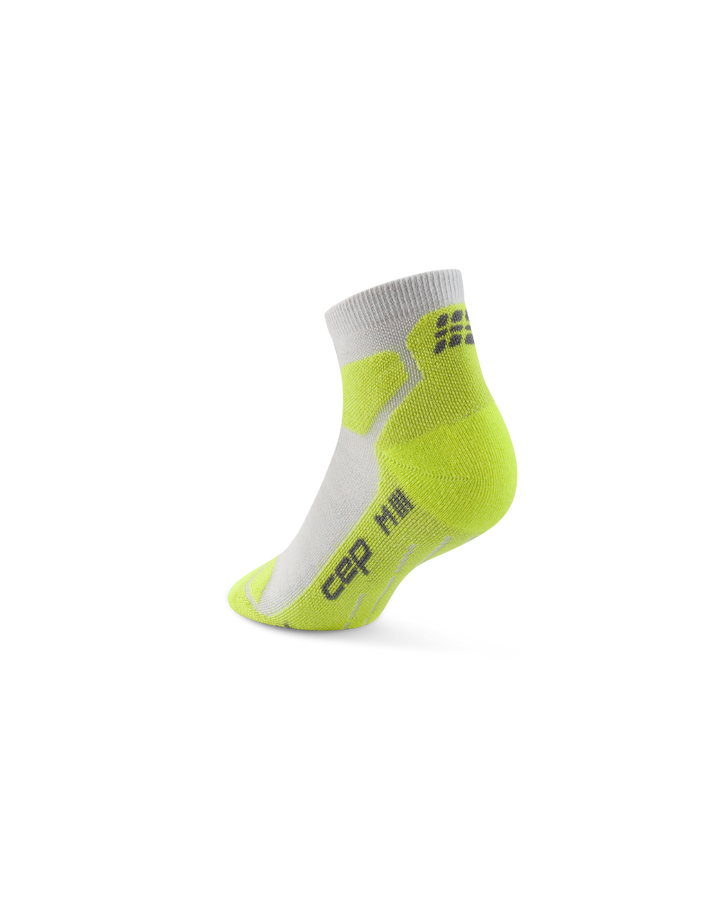 CEP Hiking Light Cushion Low Cut Wandelsokken - grijs/lime