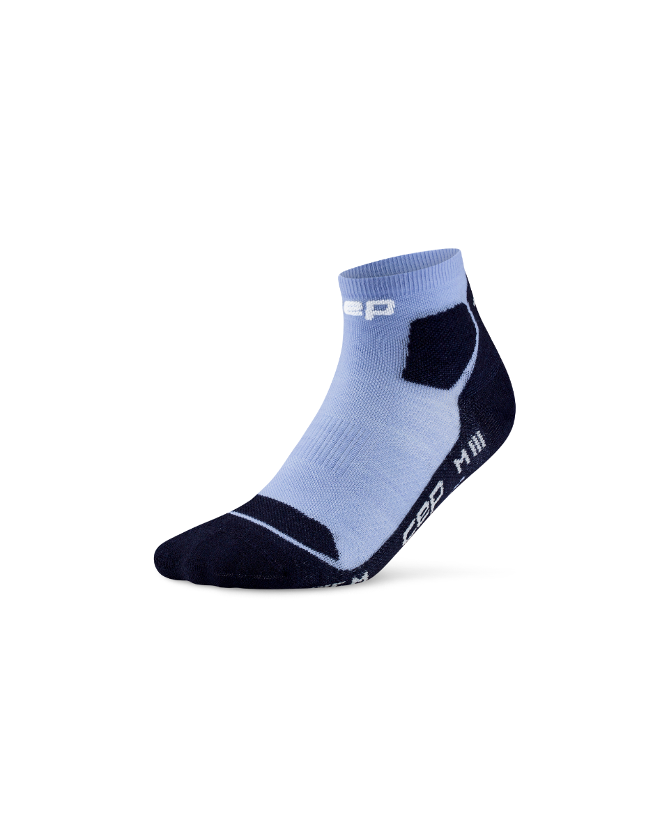 CEP Hiking Light Cushion Low Cut Wandelsokken - lichtblauw/donkerblauw