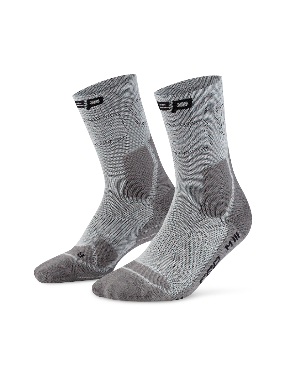 CEP Hiking Light Cushion Mid Cut Wandelsokken - grijs/donkergrijs