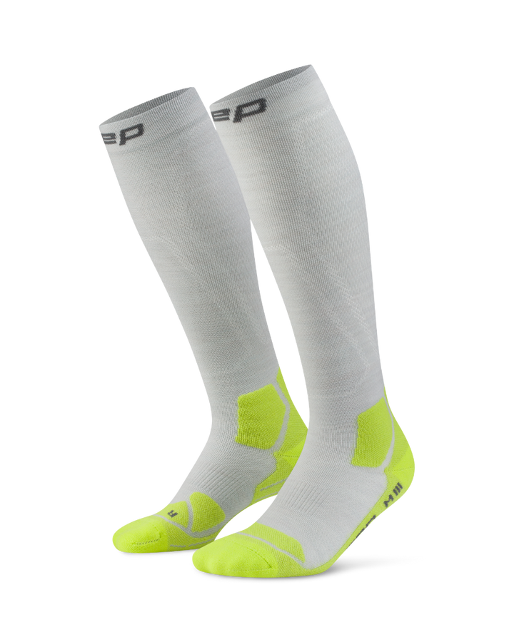 CEP Hiking Light Cushion Wandelkousen - grijs/lime