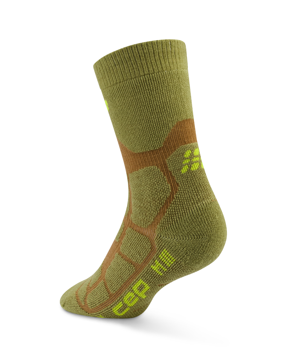 CEP Hiking Max Cushion Mid Cut Wandelsokken 2.0 - olijf/bruin