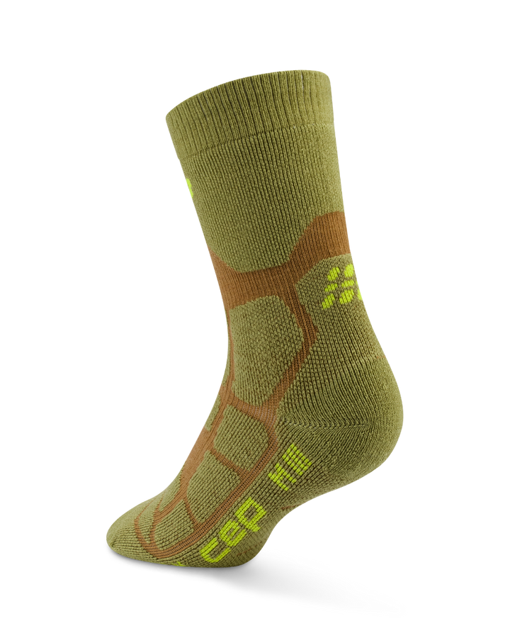 CEP Hiking Max Cushion Mid Cut Wandelsokken 2.0 - olijf/bruin