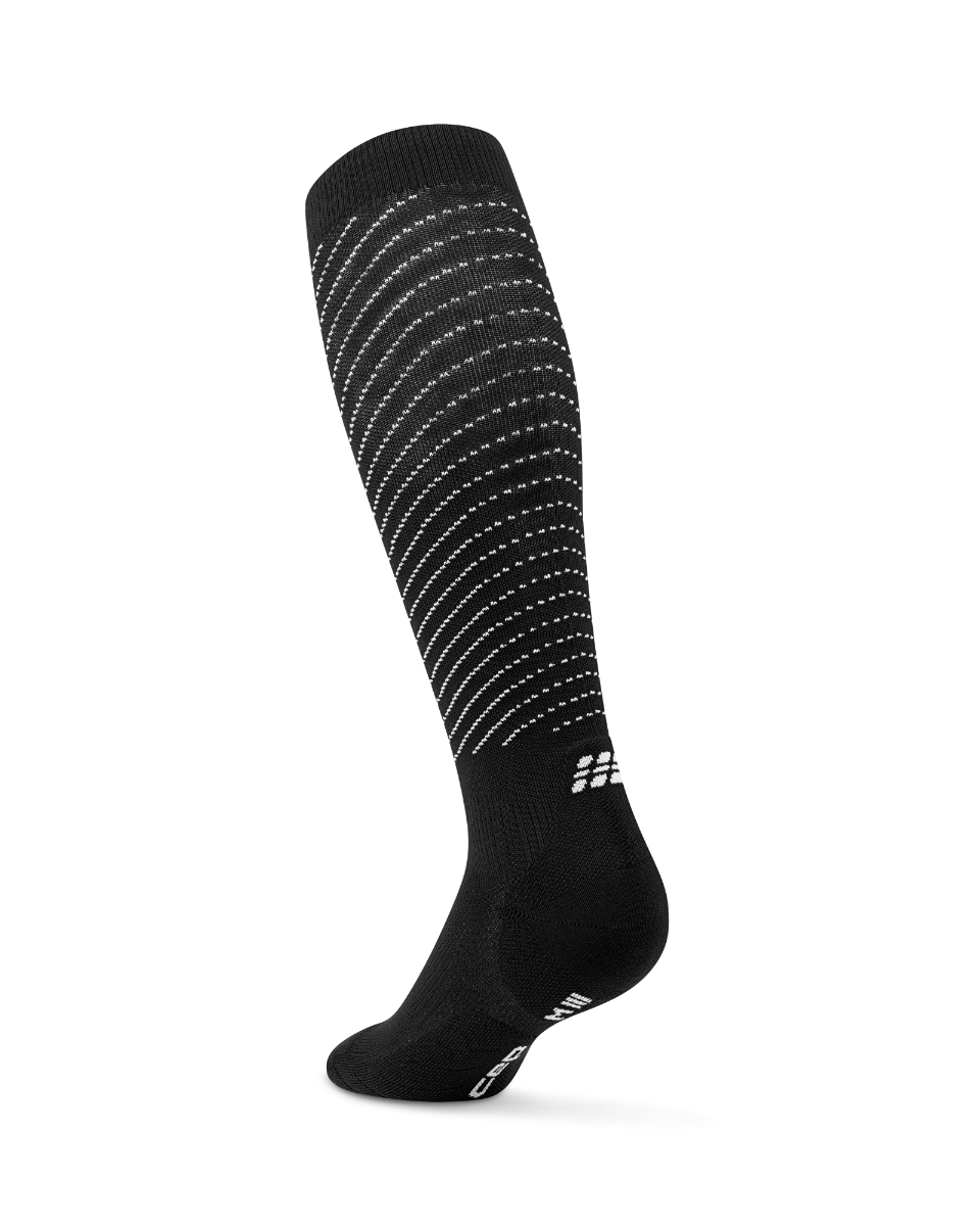 CEP Pro Run Reflective Compressiekousen 3.0 - zwart