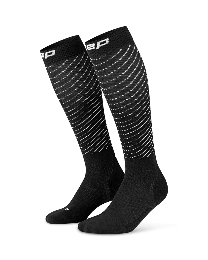 CEP Pro Run Reflective Compressiekousen 3.0 - zwart