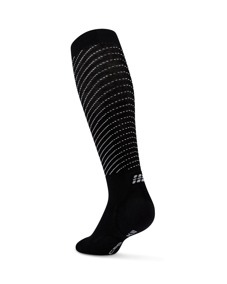 CEP Pro Run Reflective Compressiekousen 3.0 - zwart