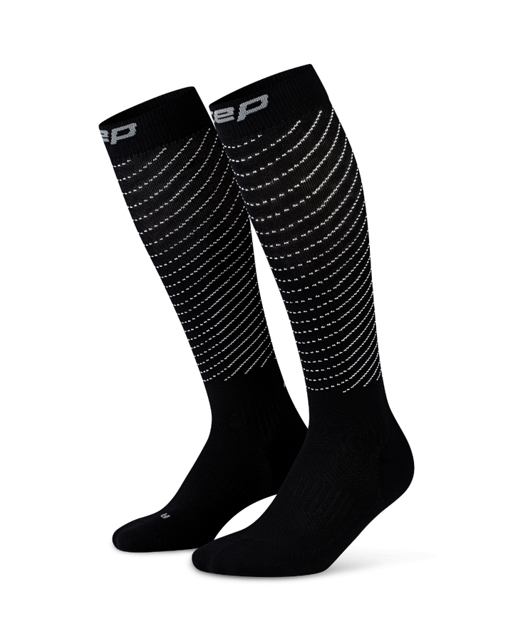CEP Pro Run Reflective Compressiekousen 3.0 - zwart
