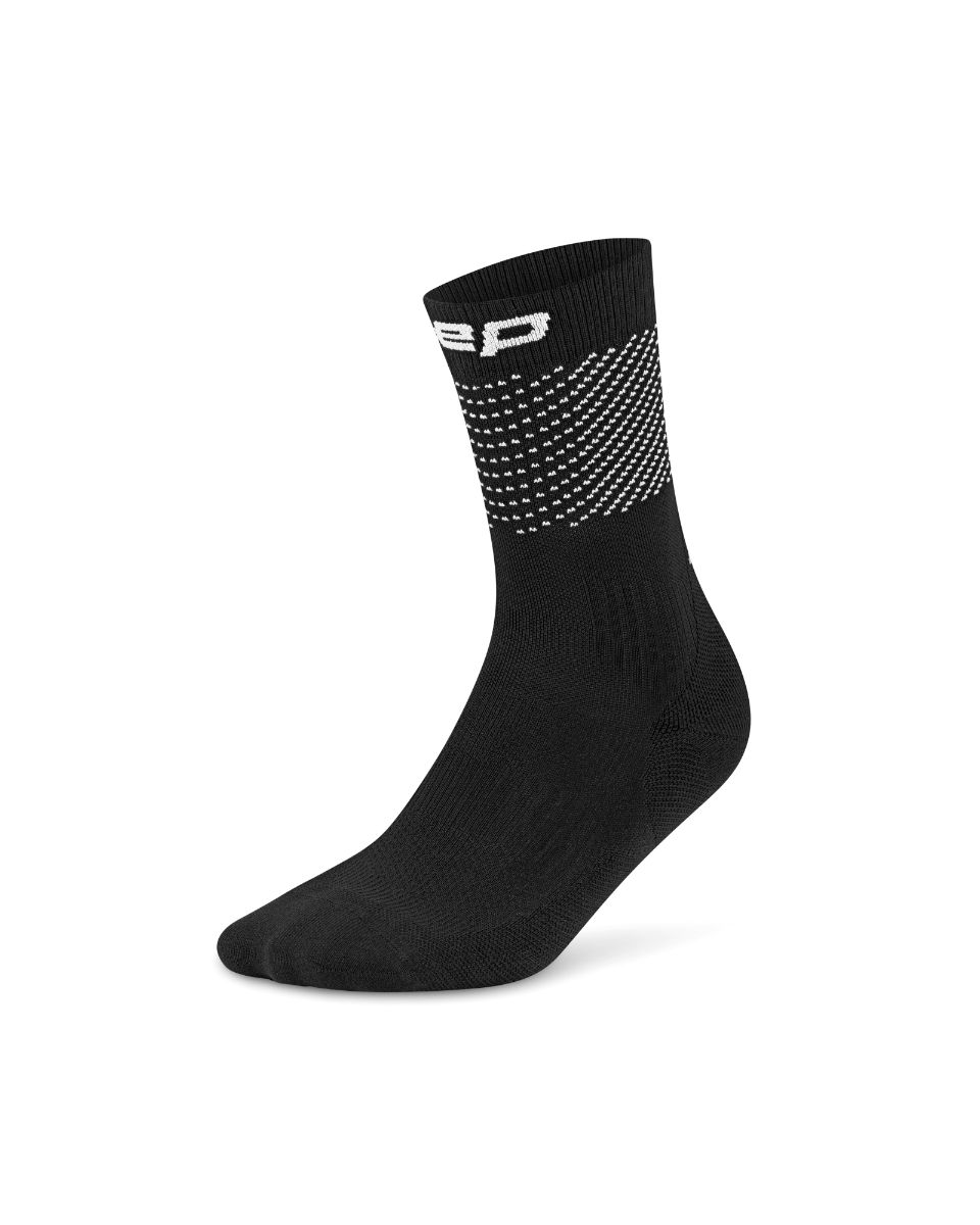 CEP Pro Run Reflective Mid Cut Sokken 3.0 - zwart