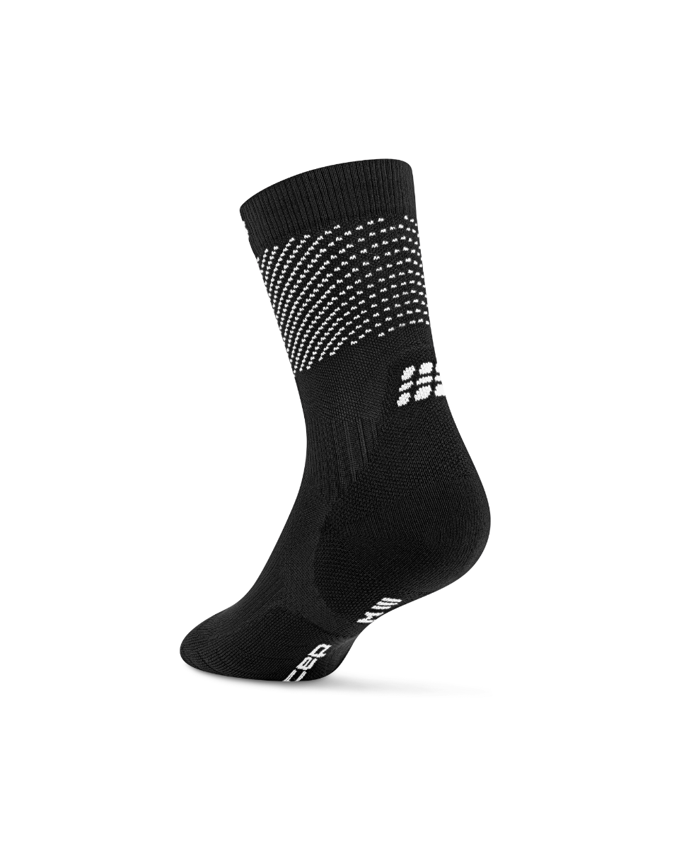 CEP Pro Run Reflective Mid Cut Sokken 3.0 - zwart