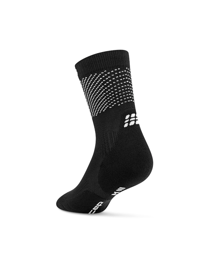 CEP Pro Run Reflective Mid Cut Sokken 3.0 - zwart