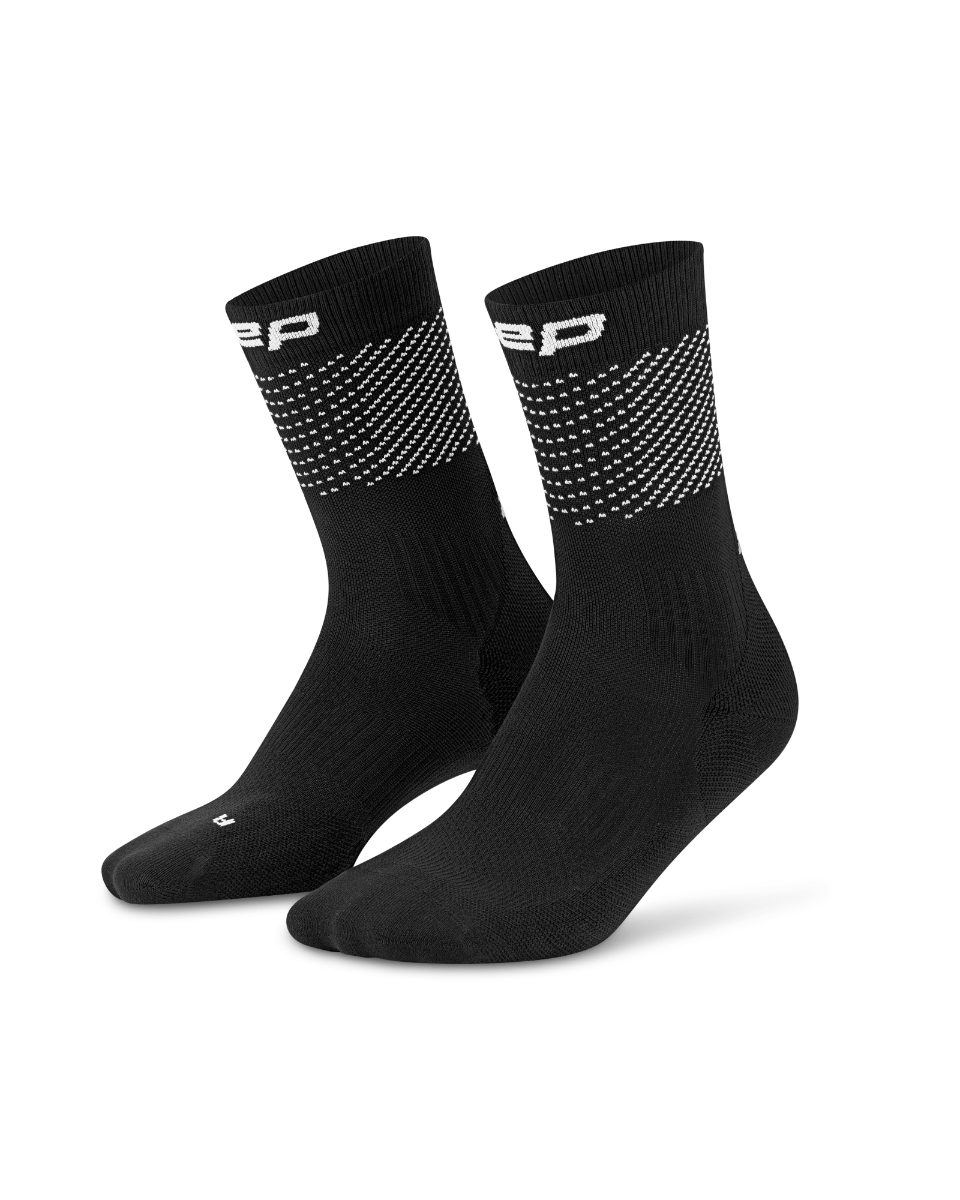 CEP Pro Run Reflective Mid Cut Sokken 3.0 - zwart