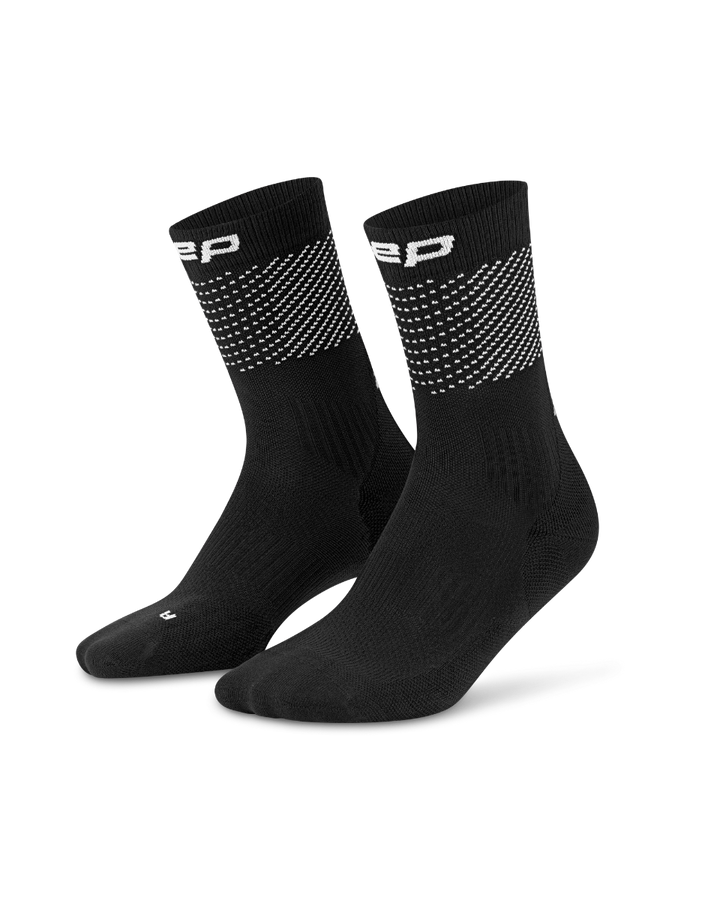 CEP Pro Run Reflective Mid Cut Sokken 3.0 - zwart
