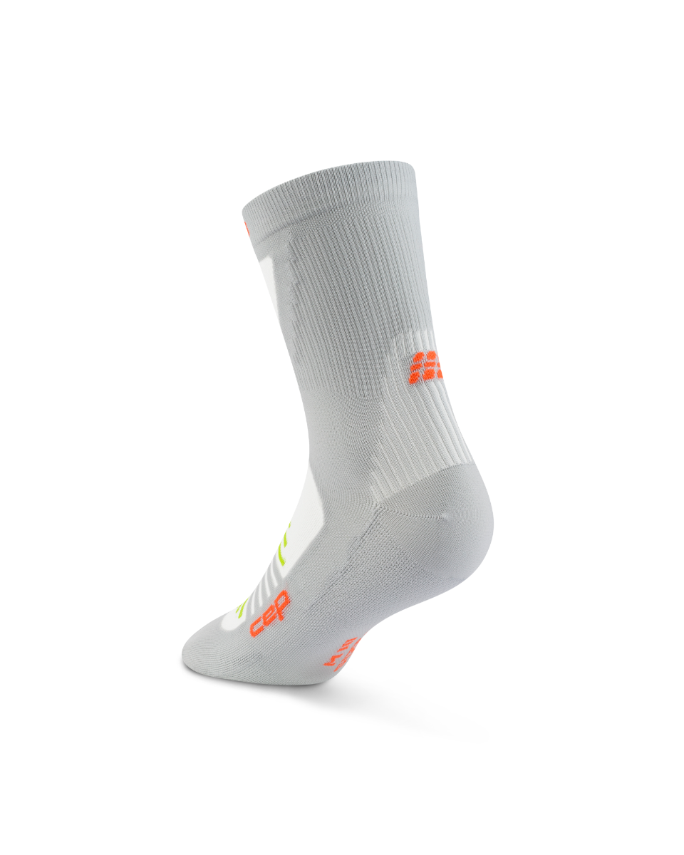 CEP Pro Run Ultralight Mid Cut Sokken - grijs