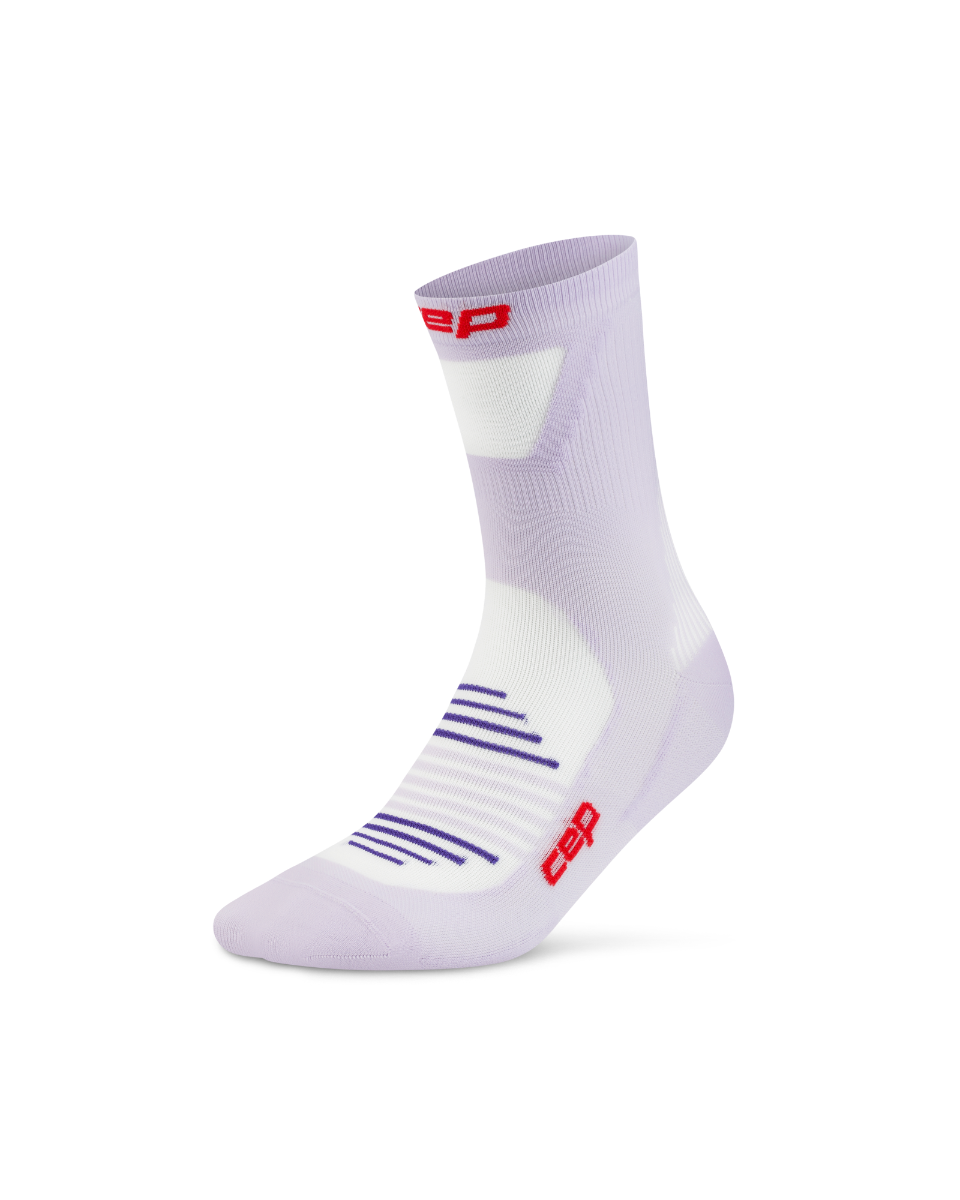 CEP Pro Run Ultralight Mid Cut Sokken - lila