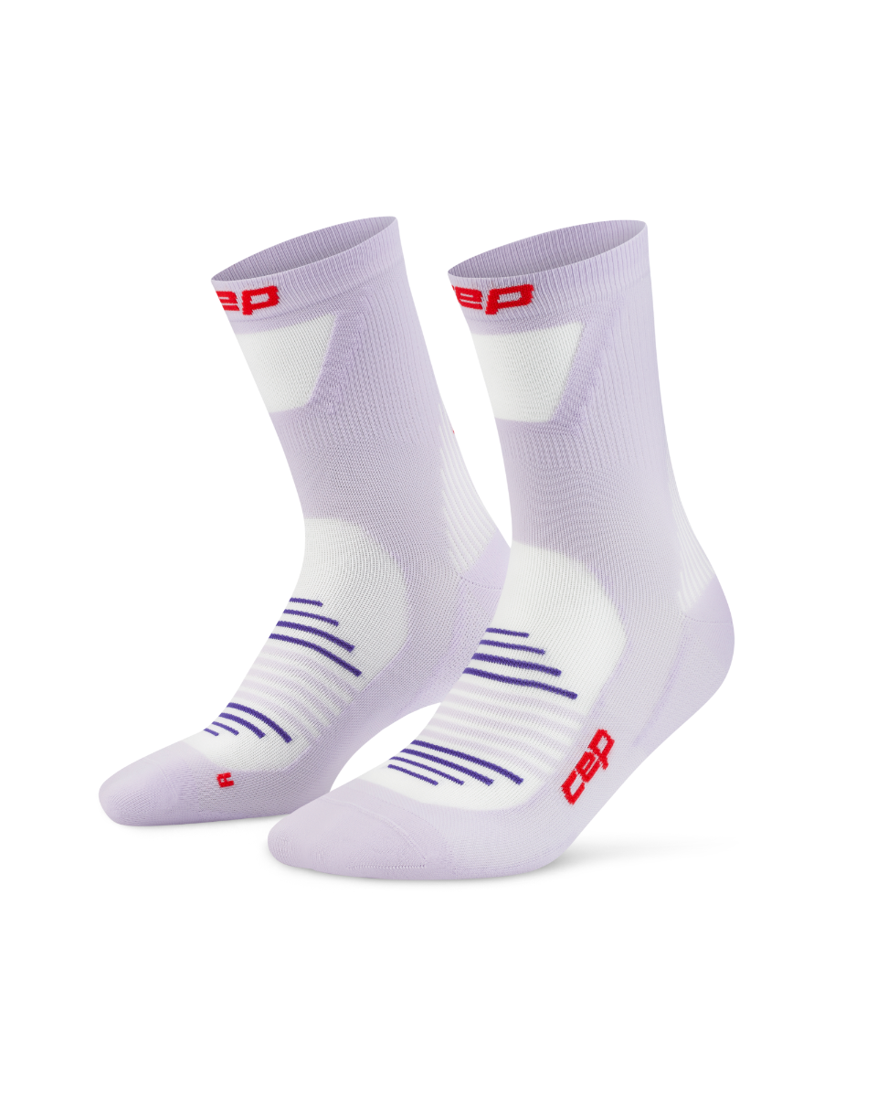 CEP Pro Run Ultralight Mid Cut Sokken - lila