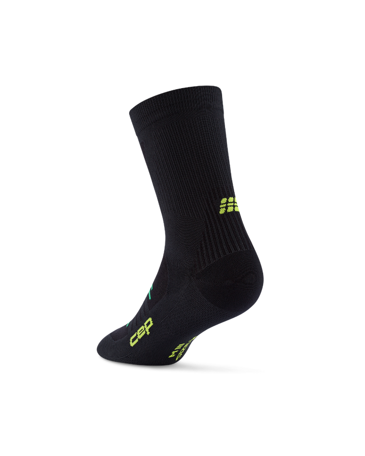 CEP Pro Run Ultralight Mid Cut Sokken - zwart
