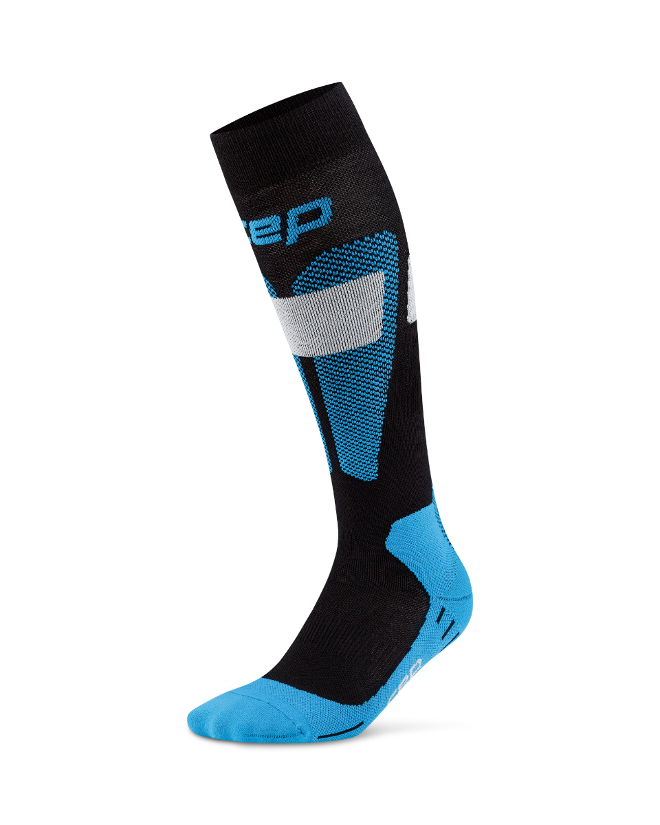 CEP Ski Merino Skisokken 3.0 - zwart/blauw