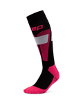 CEP Ski Merino Skisokken 3.0 - zwart/roze