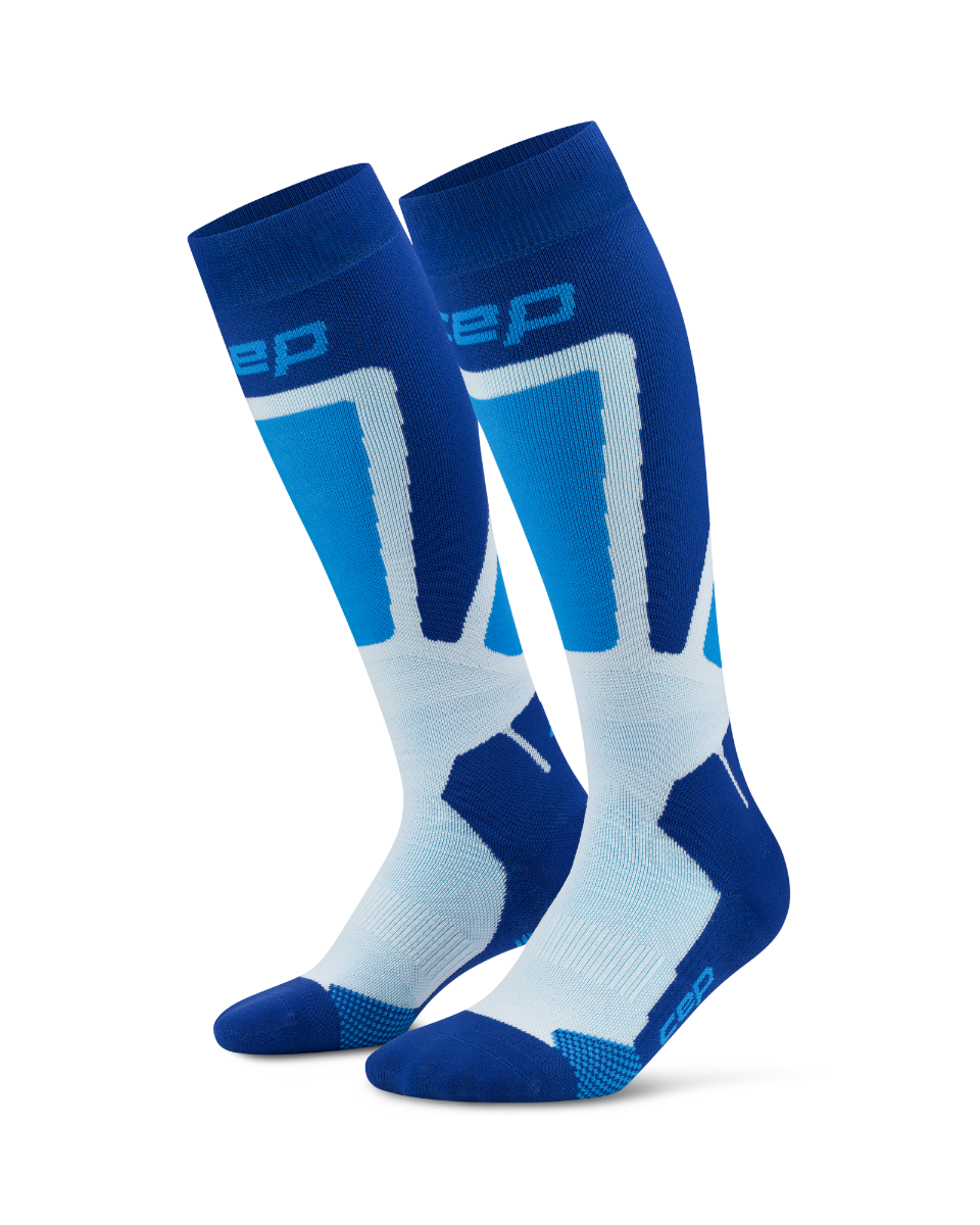 CEP Ski Thermo Skisokken 4.0 - blauw/aqua