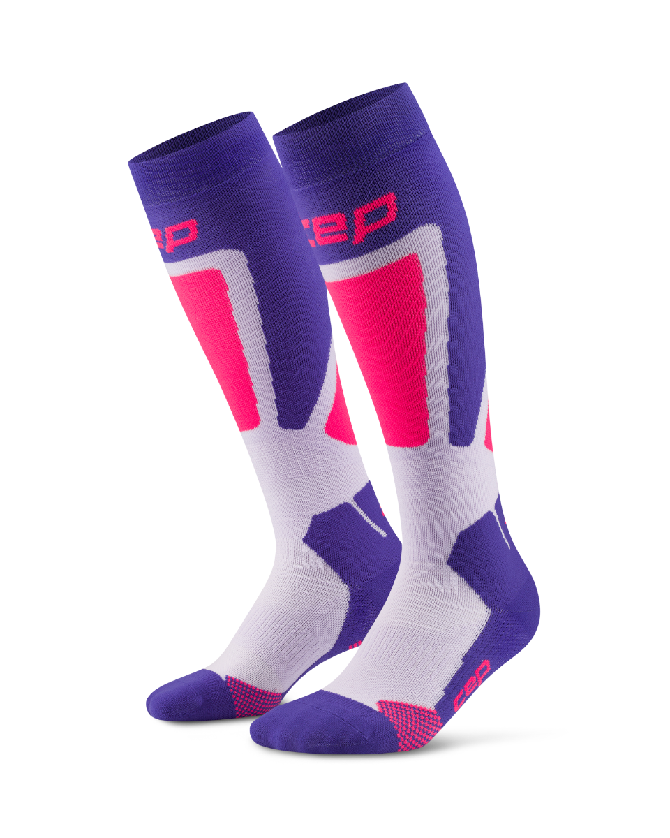 CEP Ski Thermo Skisokken 4.0 - paars/roze