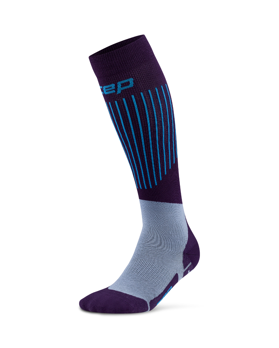 CEP Ski Ultralight Skisokken 3.0 - donkerpaars/blauw